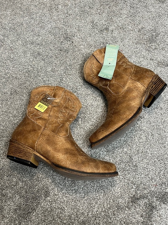 Roper Shoes - Roper Brown Western Ankle Boots Women’s 10 NWT